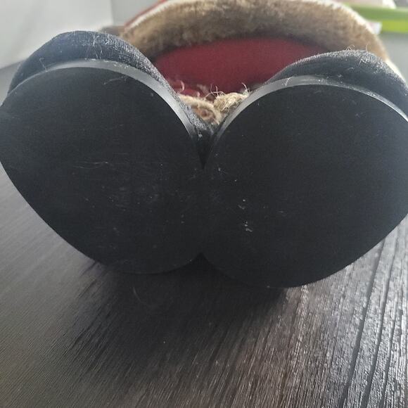 Extendable-Leg Santa Figure Rustic Fabric Welcome Hat Plaid ~18–28" Xmas Decor - Picture 8 of 13